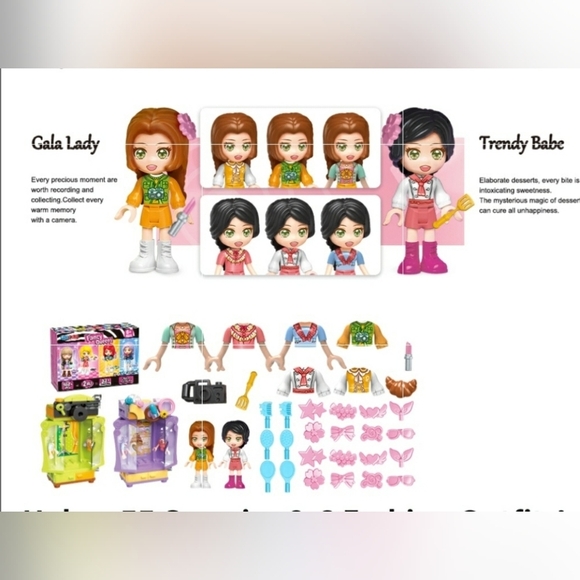 EDUCIRO Surprise Doll Photographer & Baker Theme (2Pack) with 34 Surprises - Picture 3 of 10